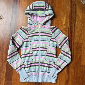 Ivivva Sz 12 Good in the Hood Striped Hoodie